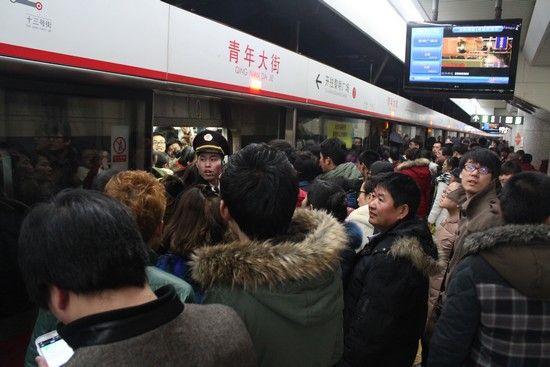 全国20个地铁城市 沈阳地铁拥挤度排第9