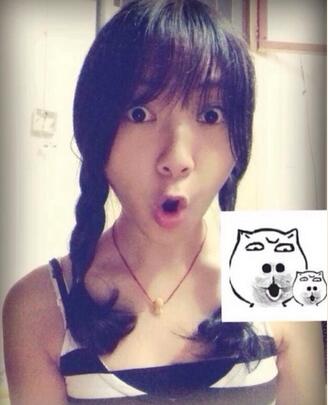 表情微博模仿晒图表情网友:美女的颜艺真是无言以对妹子图图片