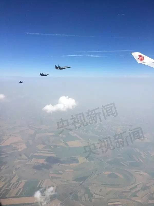 一图丨都有哪些战机曾为习主席专机护航 战机