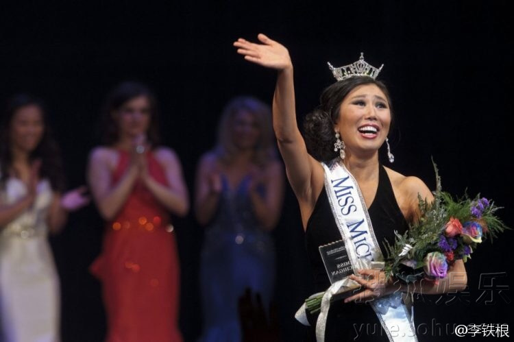 北京亚裔女孩当选密歇根小姐