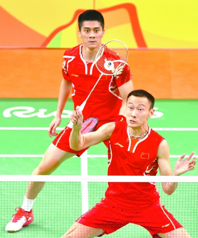 羽毛球男子双打 中国组合晋级决赛