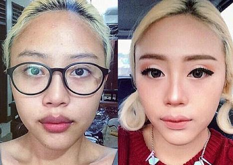 素颜还是化妆好