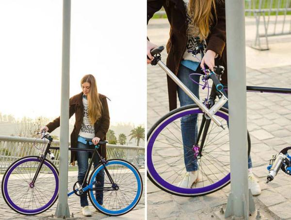 3名智利学生称发明出“永不丢失”自行车