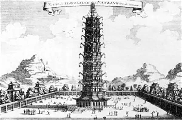 尼霍夫画的琉璃塔 南京大学历史学院的明史学者夏维中教授表示,塔是中国古典建筑的标志之一,曾经是中国文化的象征。南京大报恩寺琉璃塔,代表着中国造塔工艺的最高水平,并因《尼霍夫游记》的介绍而名扬海内外。历史上,欧洲人曾经把大报恩寺琉璃塔作为中国文化甚至东亚文化的标志性符号,用于地图等作品上。 这座古老东方的瓷塔从此在欧洲家喻户晓,成为时尚标志。