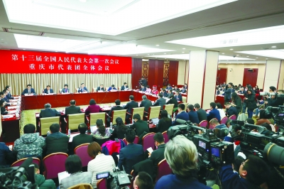 重庆代表团全体会议向媒体开放