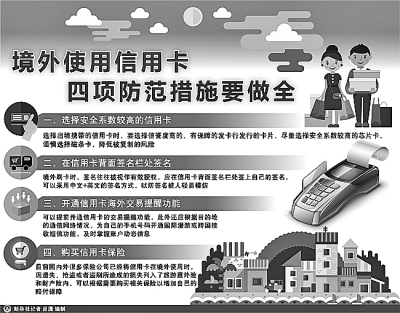 境外使用信用卡四项防范措施要做全 境外使用信用卡四项防范措施要做全