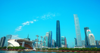 广东广州:天空湛蓝如洗,空气清新景色宜人 广东广州:天空湛蓝如洗,空气清新景色宜人