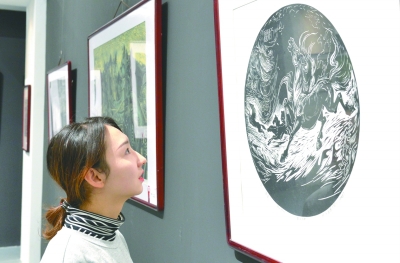 哲里木版画之扎鲁特风情展开展