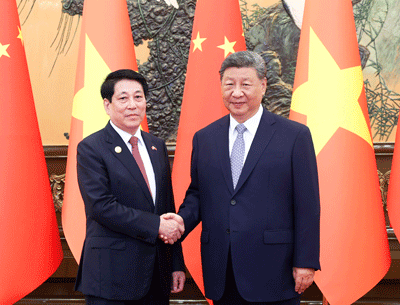 习近平会见越南国家主席梁强