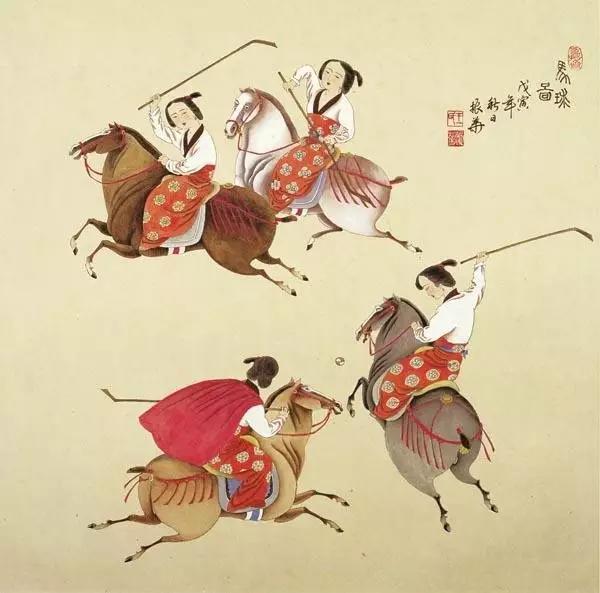 击鞠(古代的马球)