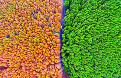航拍的最大乐趣在于俯视