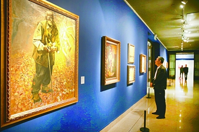中国美术馆藏俄罗斯油画精品展在北京举办
