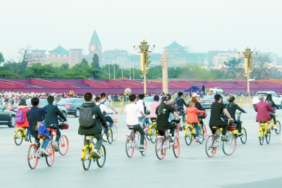 共享单车：让城市变得轻盈绿色
