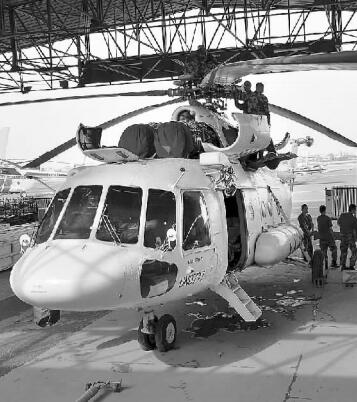 中国首支维和直升机分队完成组装工作即将试飞