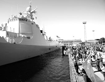 中国海军舰艇编队访问芬兰