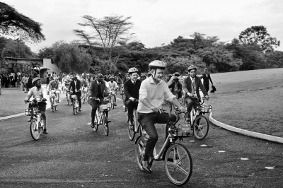 中国共享单车“骑”向联合国内罗毕办事处