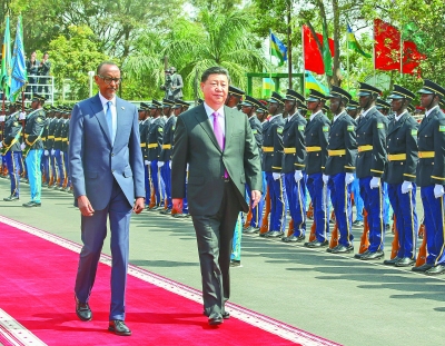习近平同卢旺达总统卡加梅举行会谈