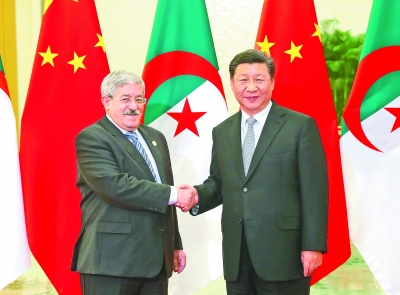 习近平会见阿尔及利亚总理乌叶海亚