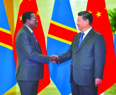 习近平会见刚果民主共和国总理奇巴拉