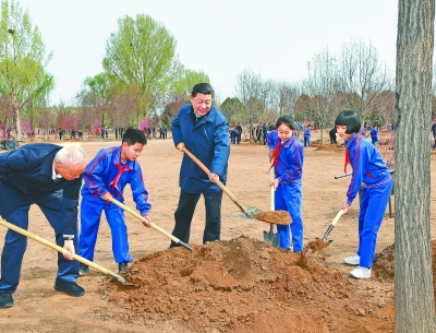发扬中华民族爱树植树护树好传统 推动国土绿化不断取得实实在在的成效