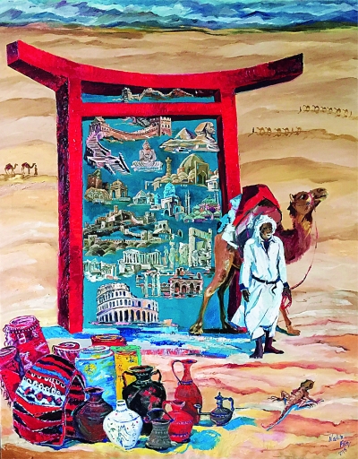 113国美术家共绘文明交流多彩画卷——第八届中国北京国际美术双年展概览