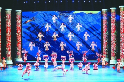 历史歌舞剧《回道张掖》上演 历史歌舞剧《回道张掖》上演