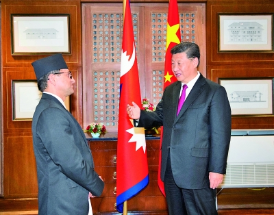 习近平会见尼泊尔联邦院主席蒂米尔西纳