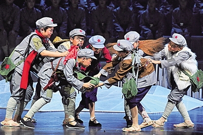 儿童剧《小红军》亮相中国儿童艺术剧院