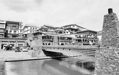 一个绿色、幸福、和谐的雪域新城