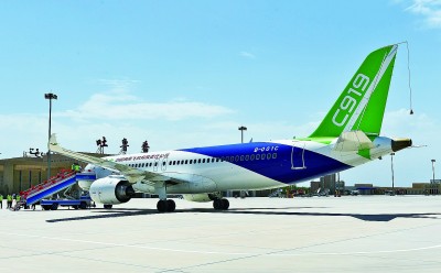 C919客机开始高温专项飞行试验