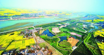 俯瞰三星堆遗址