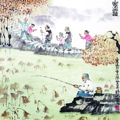 寒露，泠风送晚秋
