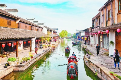 “酒乡水镇”美景