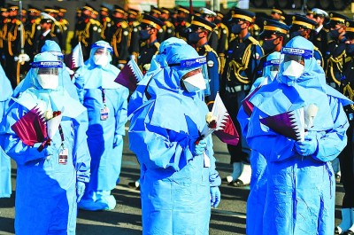 图片新闻:全球抗疫进行时