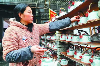 安徽濉溪临涣古镇茶文化吸引游客前来体验