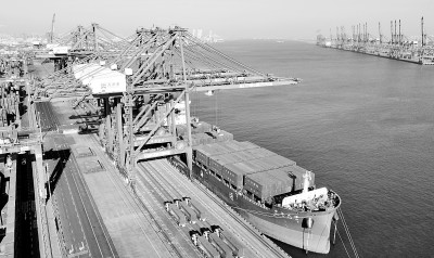 天津港自动化码头建设取得重要进展