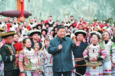 习近平春节前夕赴贵州看望慰问各族干部群众