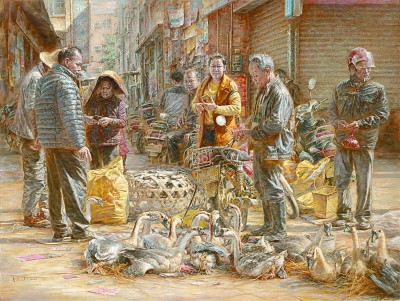 枝头花开，大地春来——喜看画中春意闹