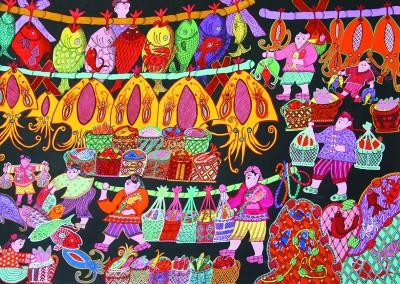 枝头花开，大地春来——喜看画中春意闹