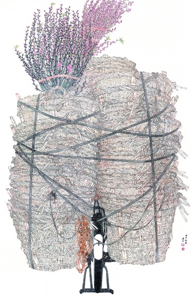 枝头花开，大地春来——喜看画中春意闹