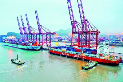 宁波舟山港：新航线增添新气象