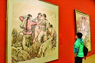 “艺术为人民——刘文西艺术大展”亮相中国国家博物馆
