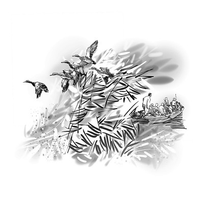 穆青与“雁翎队”