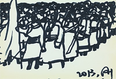 “放”在精微——对杨刚及其绘画的几个印象