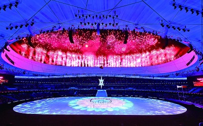北京2022年冬残奥会开幕式焰火表演