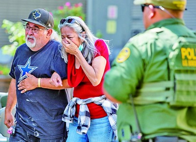 美国得克萨斯州一小学发生枪击事件