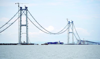 深中通道建设有序推进 深中通道建设有序推进