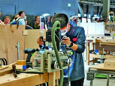 2022年世界技能大赛特别赛上的中国选手风采 2022年世界技能大赛特别赛上的中国选手风采