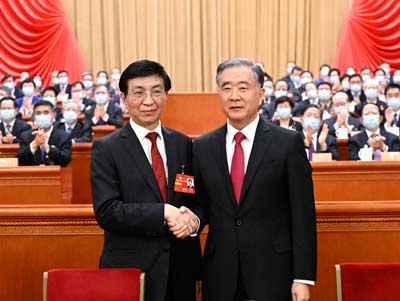 王沪宁当选全国政协主席