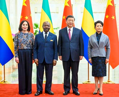 习近平同加蓬总统邦戈举行会谈